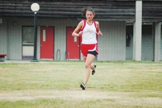 Senior Haley Nemra led all runners with a time of 18:42 in M-Ps Sept. 27 home meet.