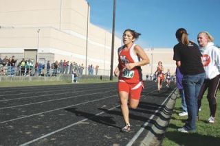 Junior Marissa Schafer and freshman Veronica Hall finished 26th and 27th overall in the 4A girls race