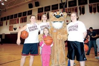 Lakewood freshmen and basketball camp instructors Lauryn Smith