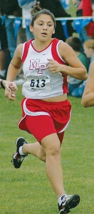 Sophomore Marissa Schafer competes against the states best in the 4A cross country championships Saturday