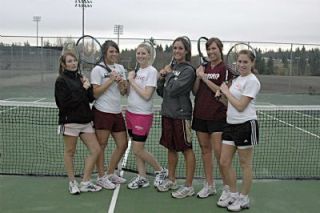 The Lakewood tennis teams returning seniors