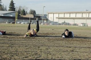 Returning members of last years fastpitch squad