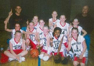 The Marysville Hawks fifth-grade girls basketball team finished their AAU season with a 30-2 record. They played in four tournaments