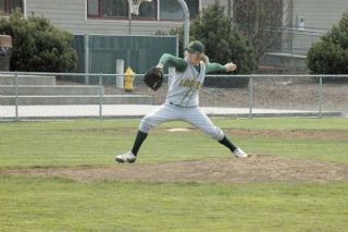 Senior Skye Schillhammer threw a complete game in Darringtons 7-2 win in the first game of a doubleheader at La Conner.