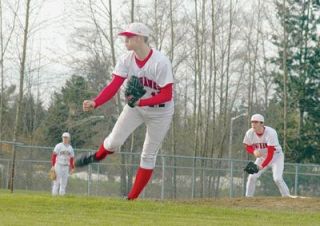 Junior pitcher Alex Austin helped Marysville close out the 2-1 win over Snohomish with two strikeouts in the final inning.