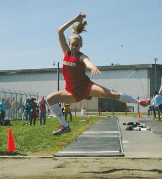 Freshman Cali Cull has had an instant impact on the Tomahawk track team.