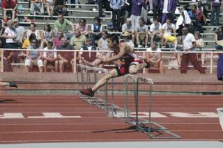 Speedy sophomore Mark Pangilinan improved from the lowest-seeded hurdler coming into the contest to a state finalist over two days.