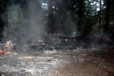 An abandoned home in Marysville was destroyed by fire on March 4.