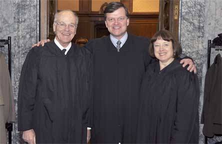 Outgoing state Supreme Court Chief Justice Gerry Alexander