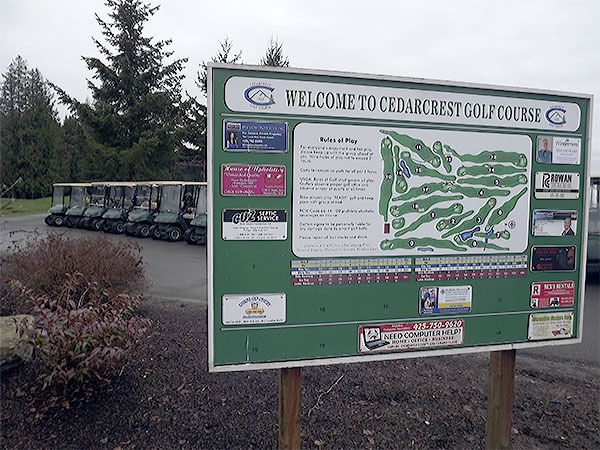 Updating the golf cart fleet is one of the goals at Cedarcrest of the new management company.