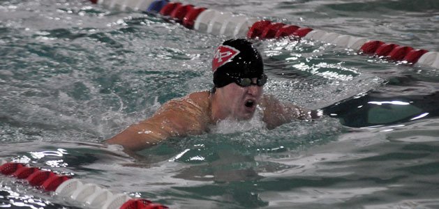 Marysville-Pilchuck senior Jon Ell competes against Sehome