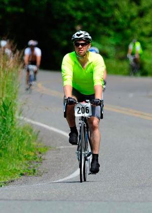 Marysville resident Robert Spreine rides in the Seattle-to-Portland Bicycle Classic