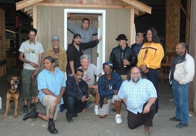 13 Tulalip vocational students helped to build two tiny houses for homeless in Seattle.