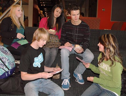 Clockwise from bottom left