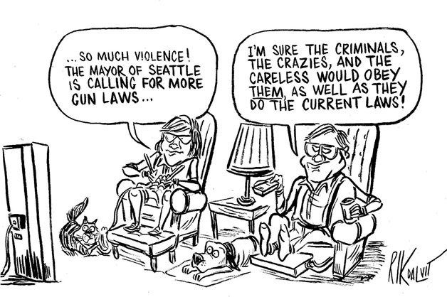 Obeying New Gun Laws by Rik Dalvit