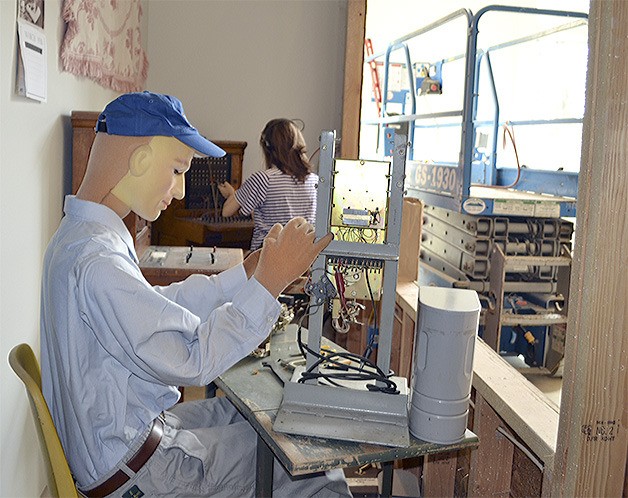 A post office exhibit is set up at the new Marysville Museum that will have a soft opening at 10 a.m. Saturday