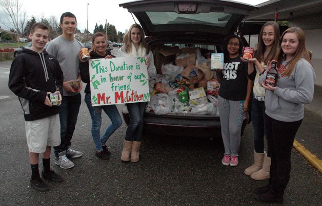 Totem Middle School students Nolan Lechner