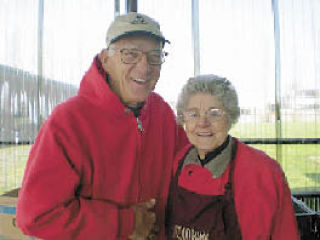 Joe and Pat McGuire were named the 2007 Volunteers of the Year for the Marysville Food Bank.