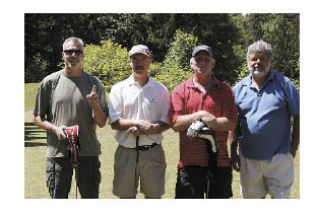 Chad Corcoran’s team won first place among men at the Arlington-Smokey Chamber of Commerce golf Tournament June 25. Darrell Weiland won the men’s long drive and Greg Chandler won the men’s closest to pin.