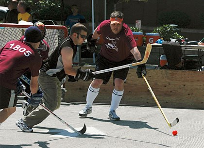 Marysville resident Pat Pawlak of team Tailgators