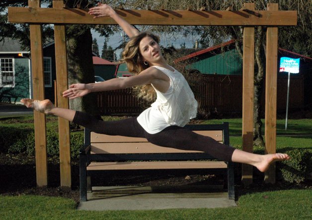 Marysville’s Tia Buell spends 30 hours a week practicing her dance skills.