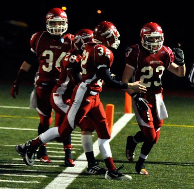 M-P’s wide receiver Kyle Nobach