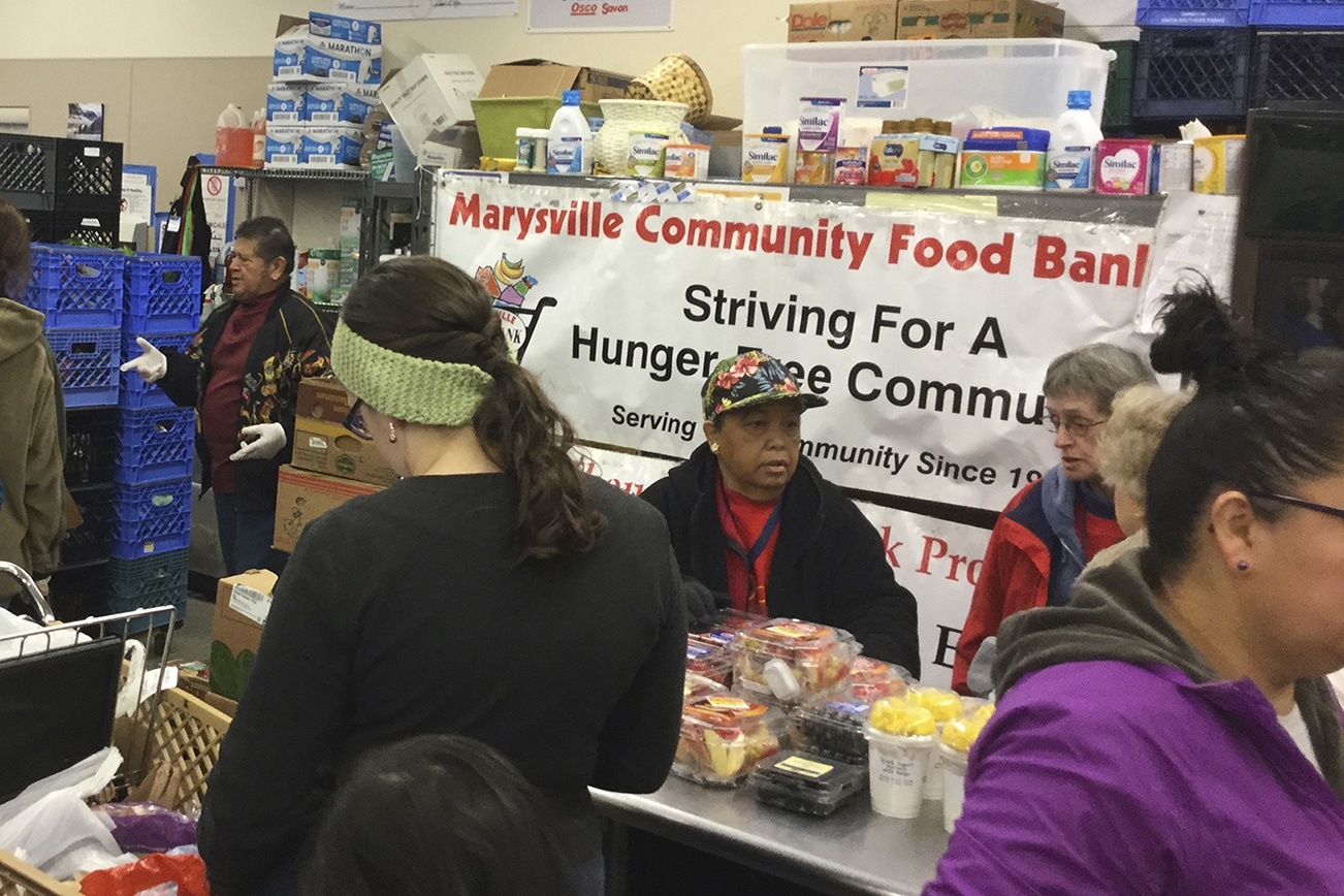 Marysville Food Bank hands out hundreds of turkeys for Thanksgiving