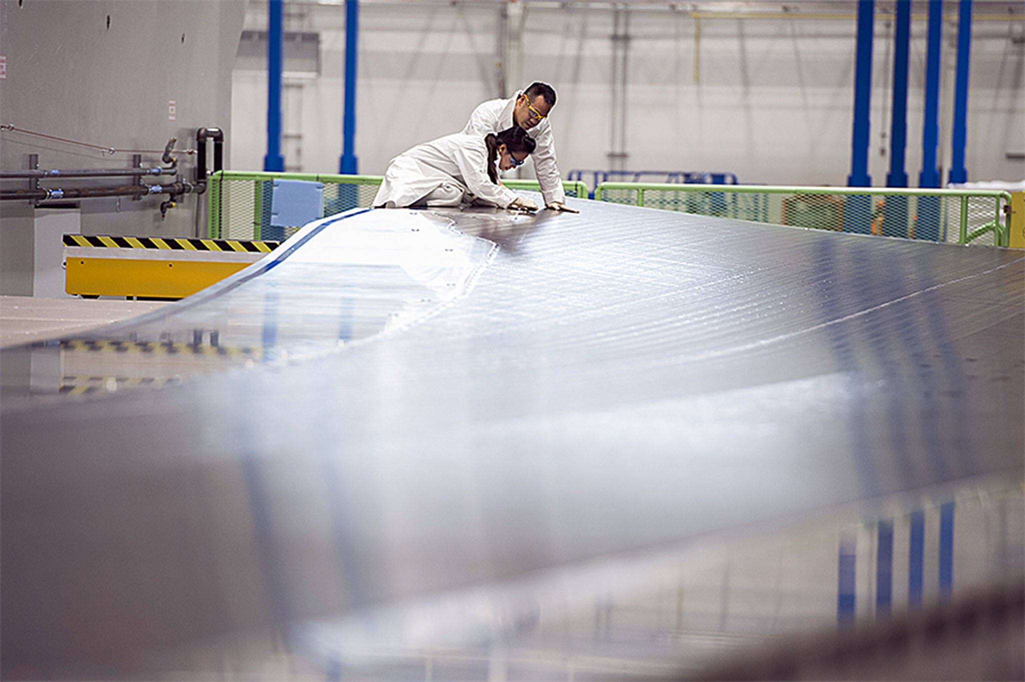 Pre-production prep of advanced manufacturing tools for 777X