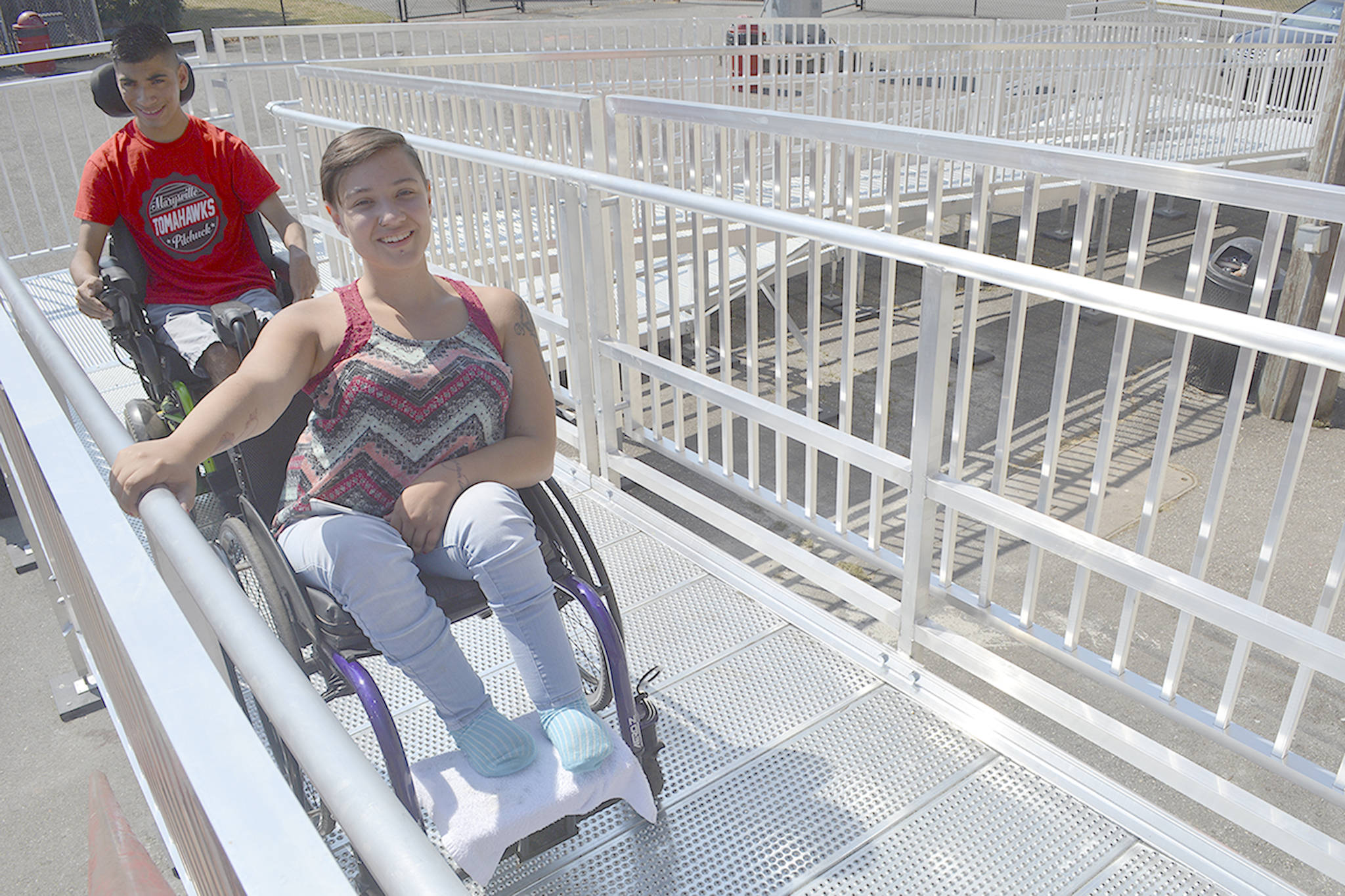 Students get ramp put in at M-P to help people with disabilities