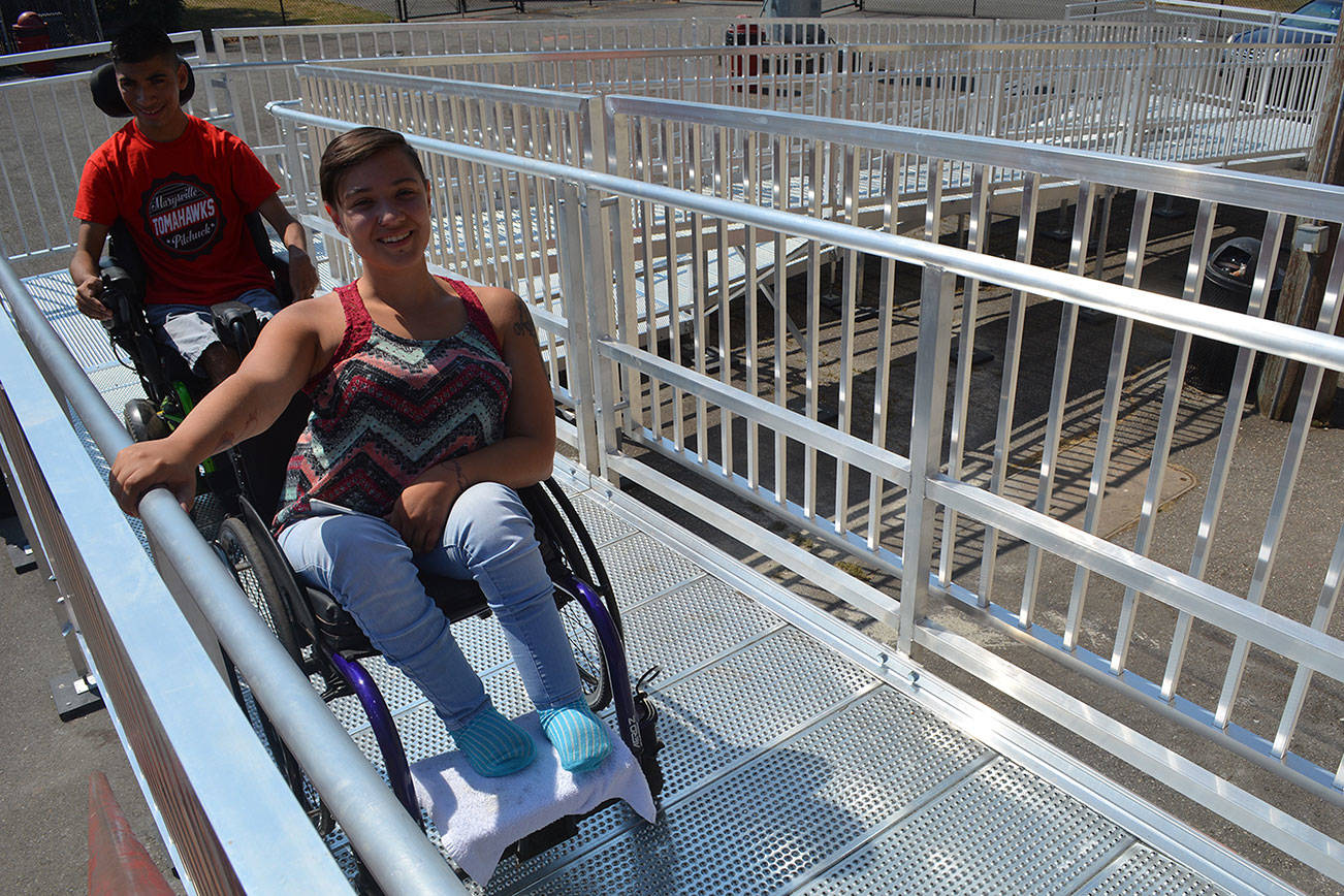 Students get ramp put in at M-P to help people with disabilities
