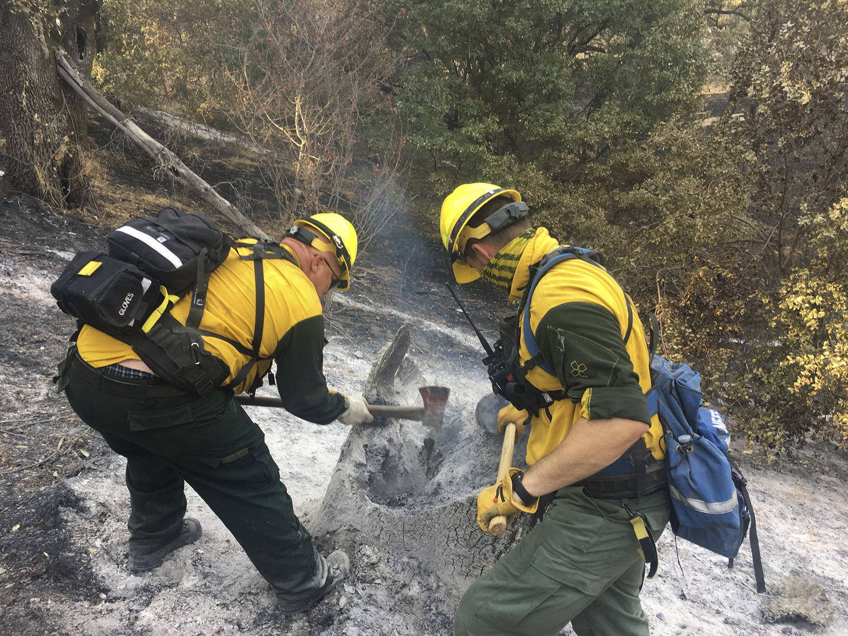 Arlington, Getchell firefighters return from devastating California wildfires