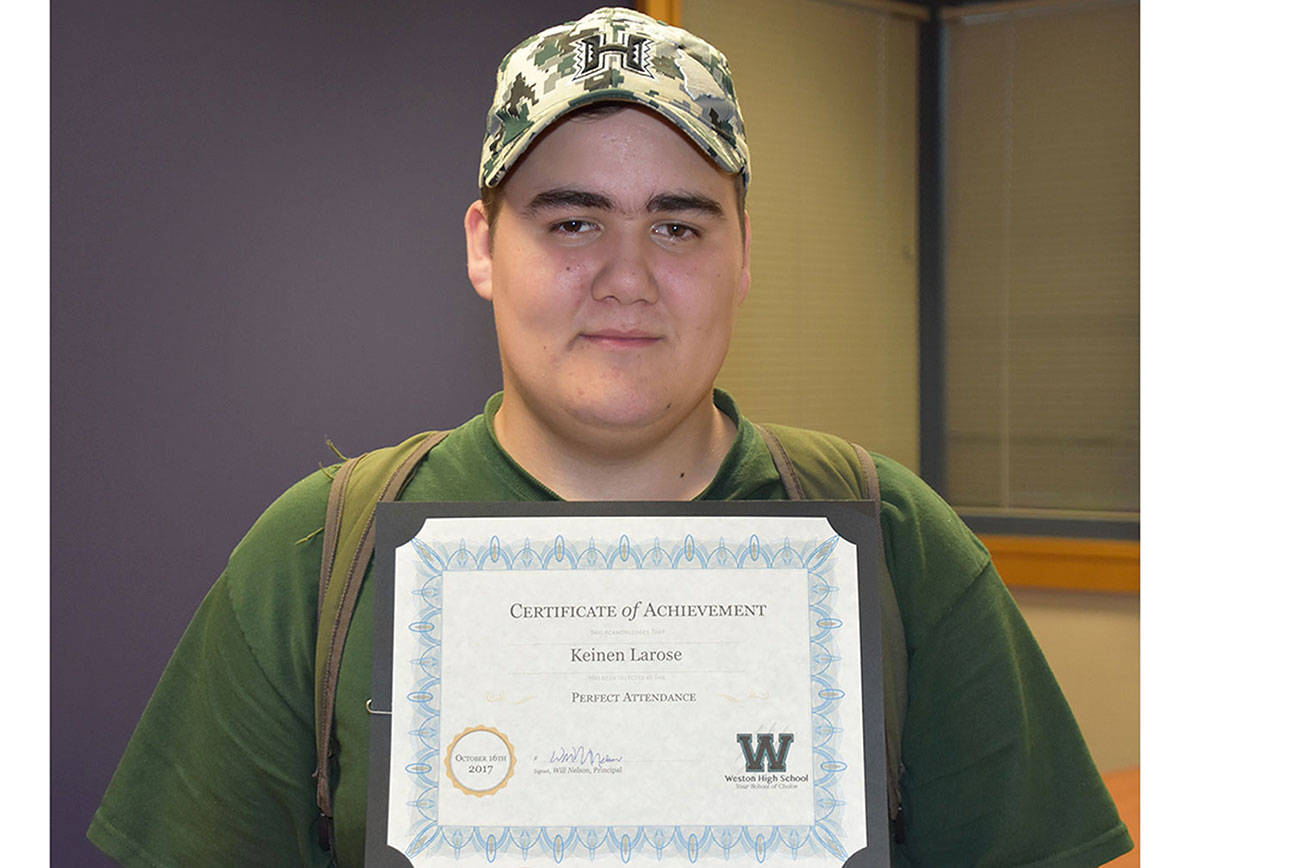 Absent 110 days, attendance now perfect