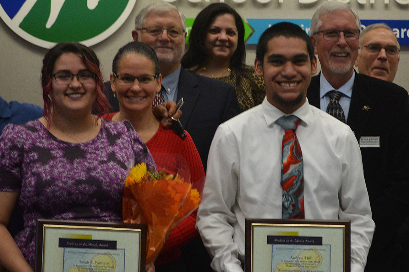 Future photographer, marine biologist students of the month
