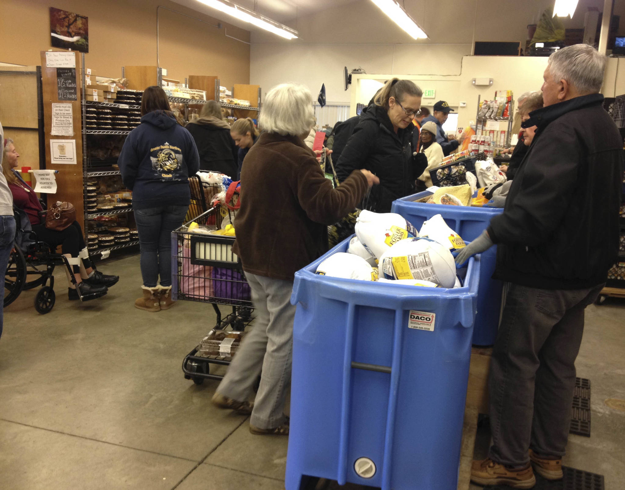 Marysville Food Bank makes sure turkey dinners for all