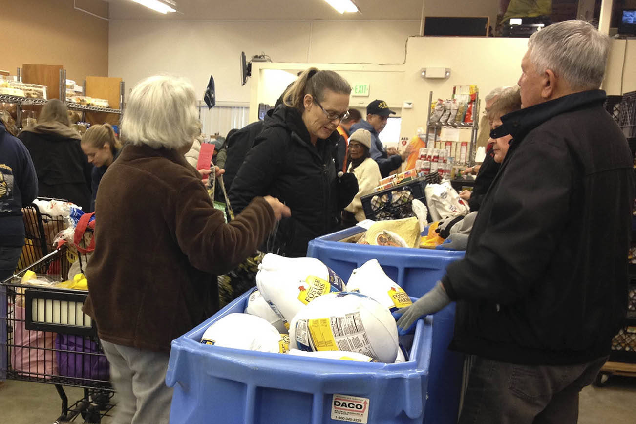 Marysville Food Bank makes sure turkey dinners for all