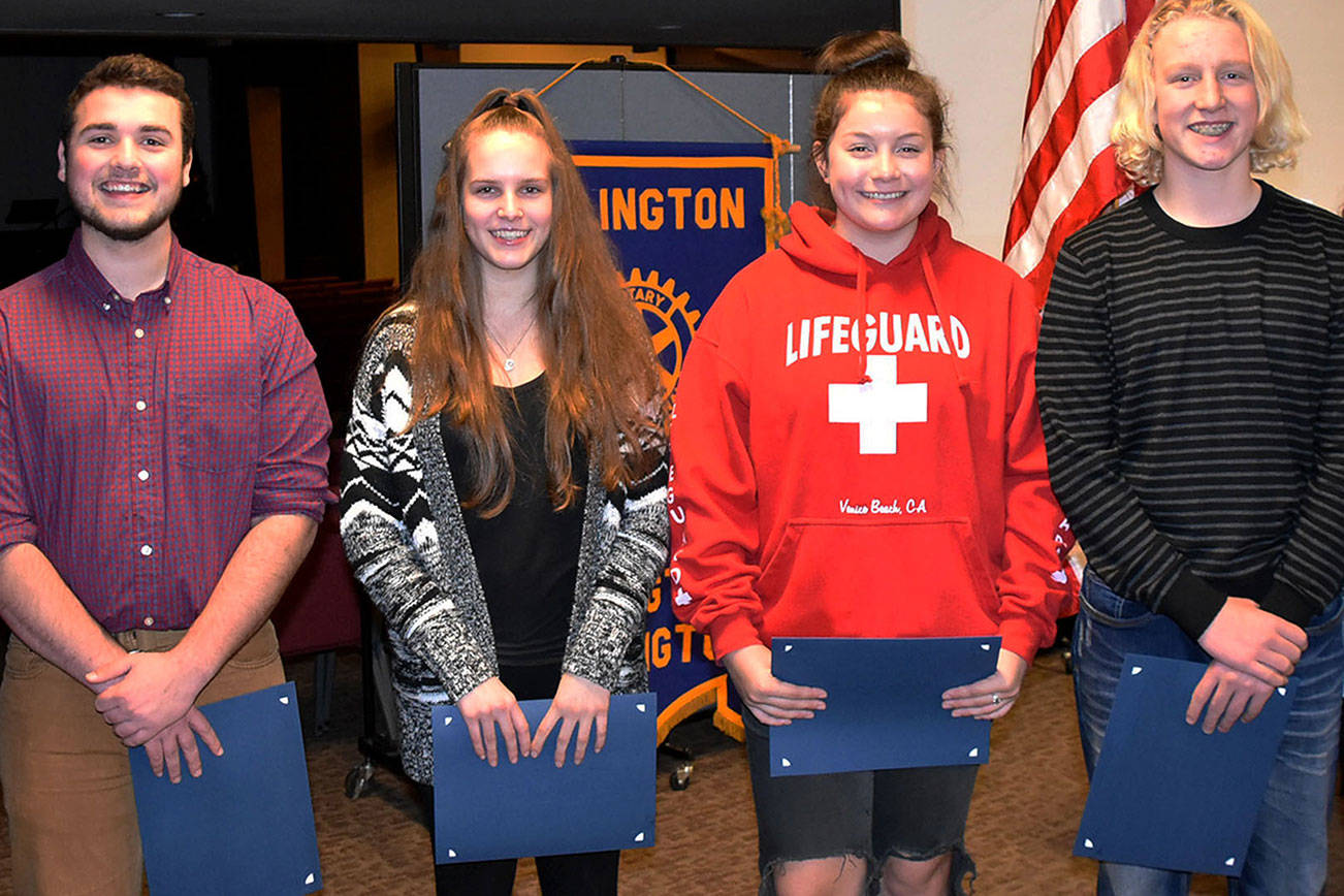 Rotary honors Arlington students, donates to their charities
