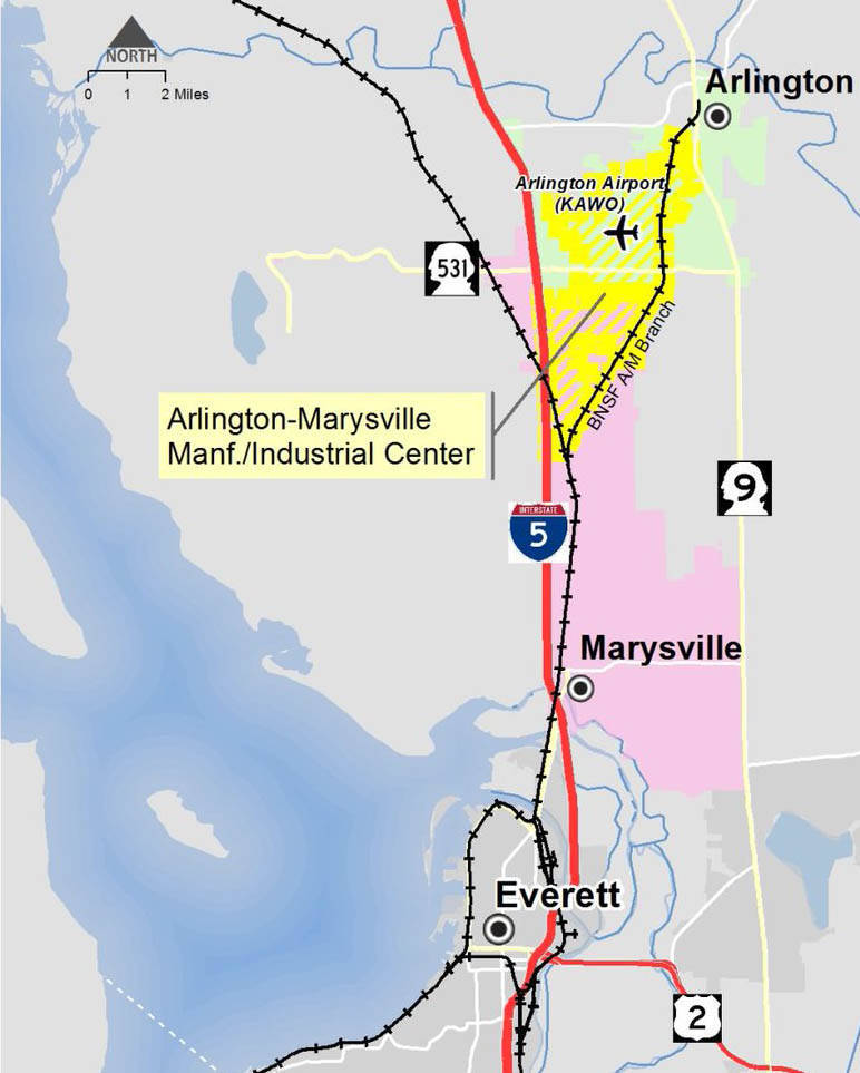 Regional council clears Arlington-Marysville Manufacturing-Industrial Center for next stage