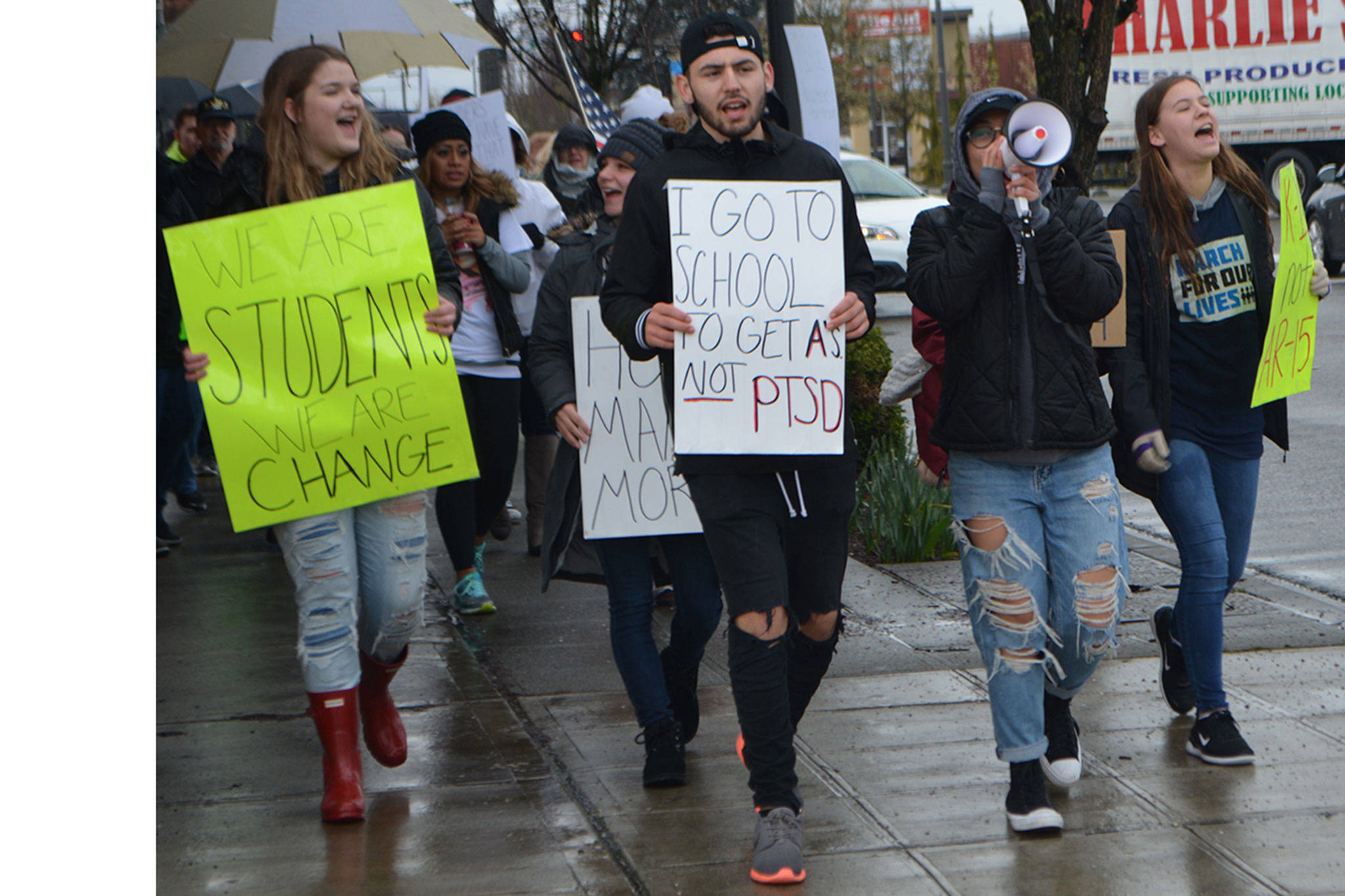 M’ville protests against shootings at schools (slide show)