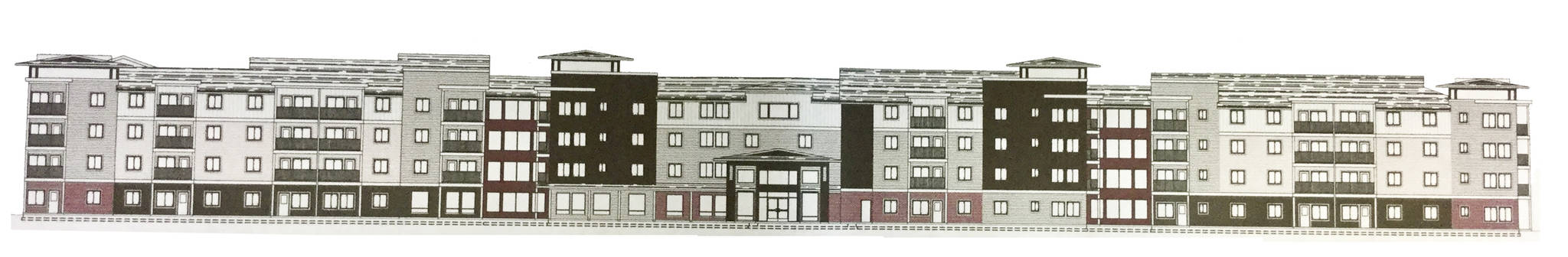 A rendering of the 255-unit Smokey Point Apartments, a senior living community to be built by AMCAL Multi-Housing, at 172nd Street NE and 40th Avenue NE in Smokey Point.