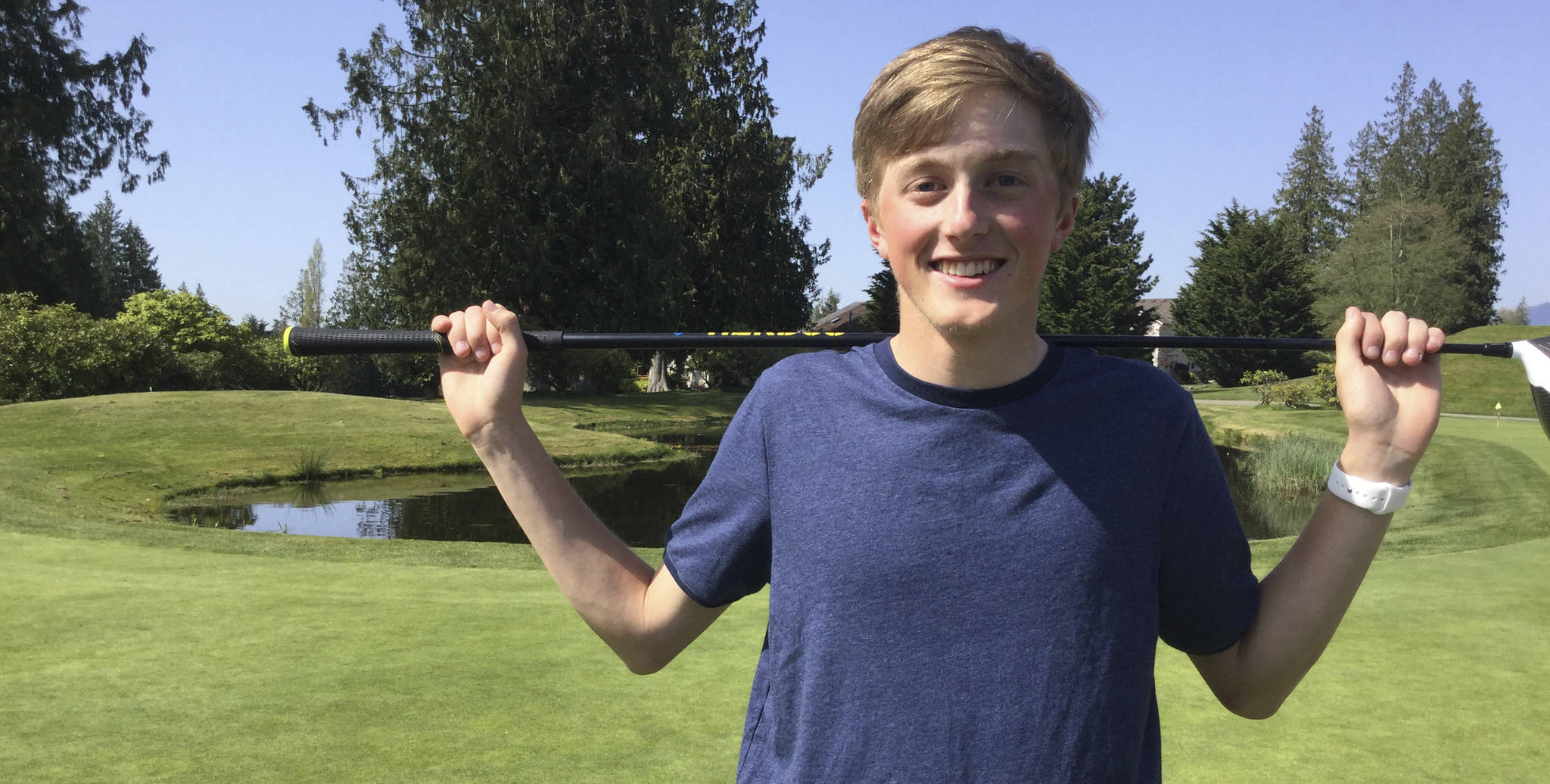 Arlington High School golfer Cody Oakes at Gleneagle Golf Course is having a championship-caliber season.
