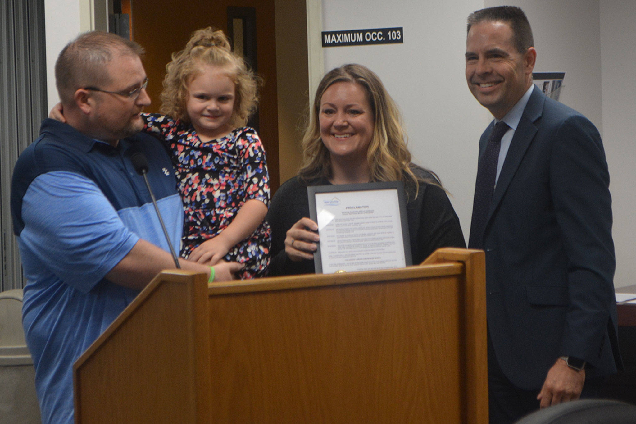 Childhood Cancer Awareness Month in Marysville