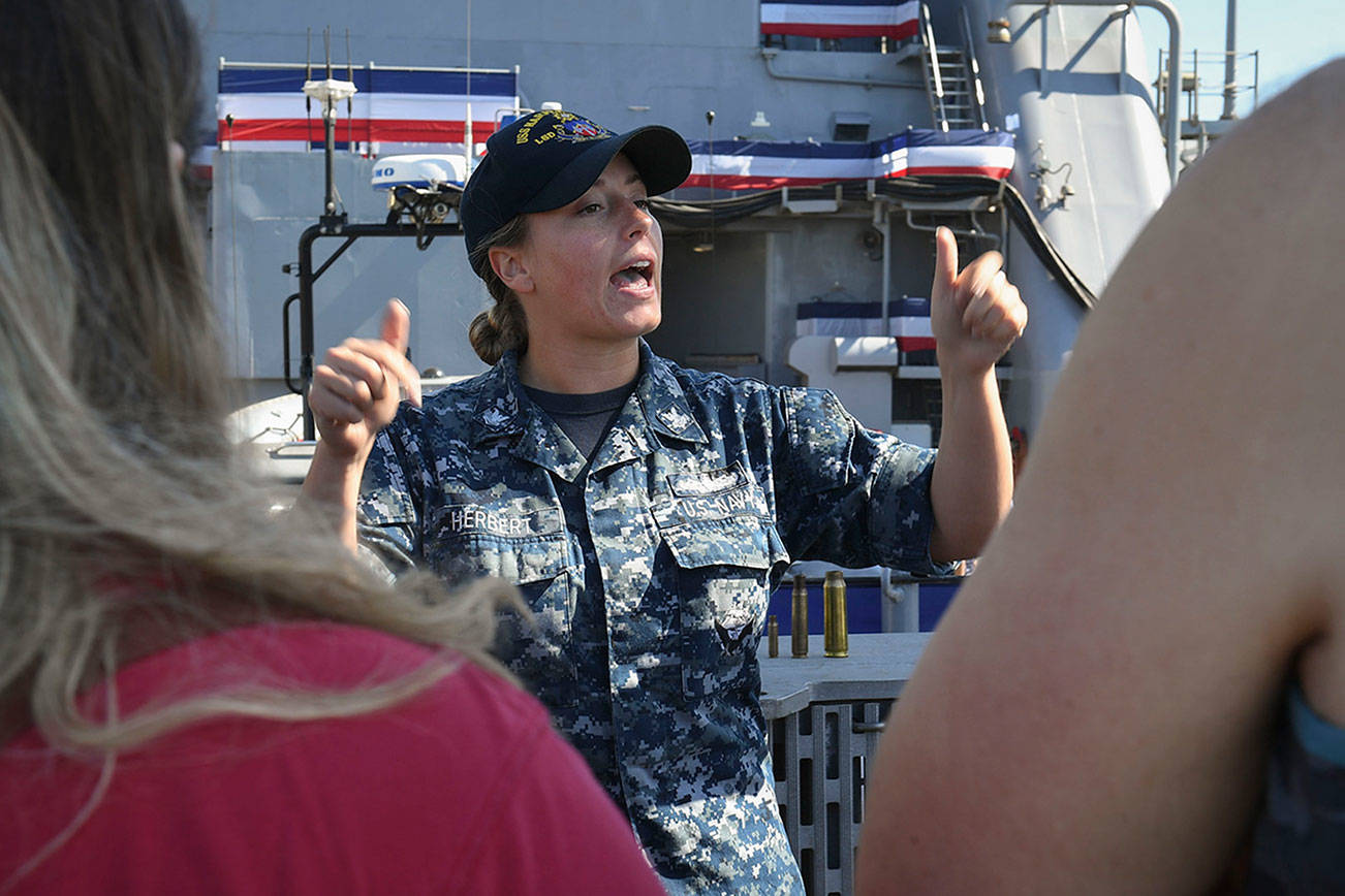 Woman from Marysville part of Fleet Week