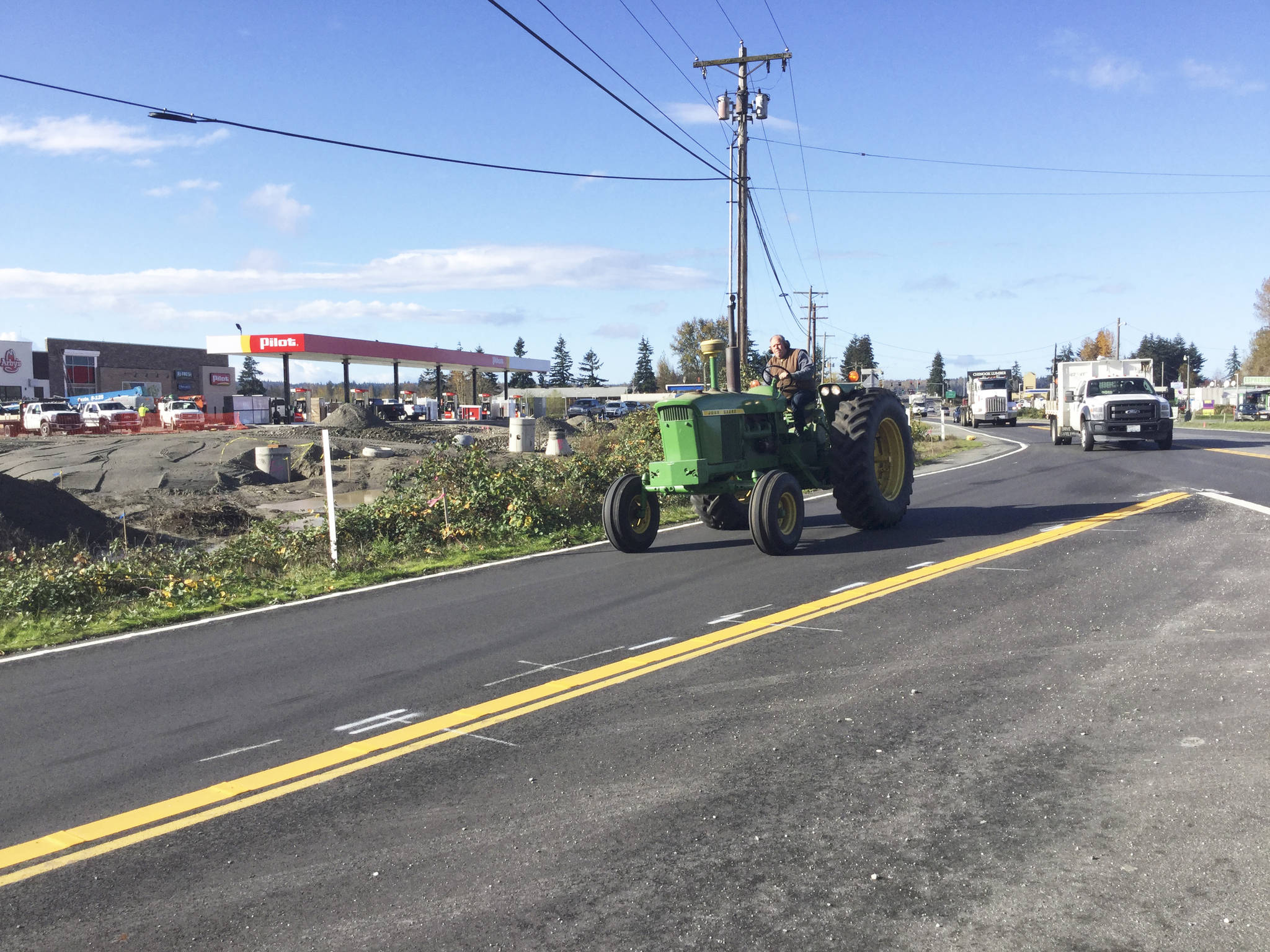 The new Pilot Travel Center will open in mid-December at Island Crossing just east of I-5, adding more traffic along busy Highway 530 and the triangle intersection with Smokey Point Boulevard.