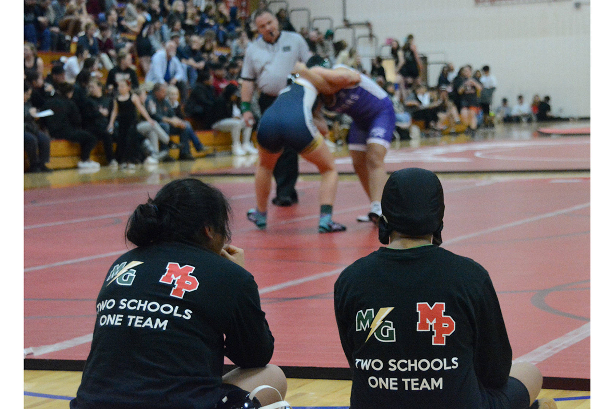 ‘Inner beast’ comes out of girls at M-P wrestling match (slide show)