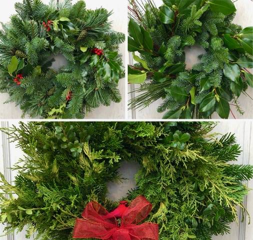 Wreaths are fun to put together this time of year