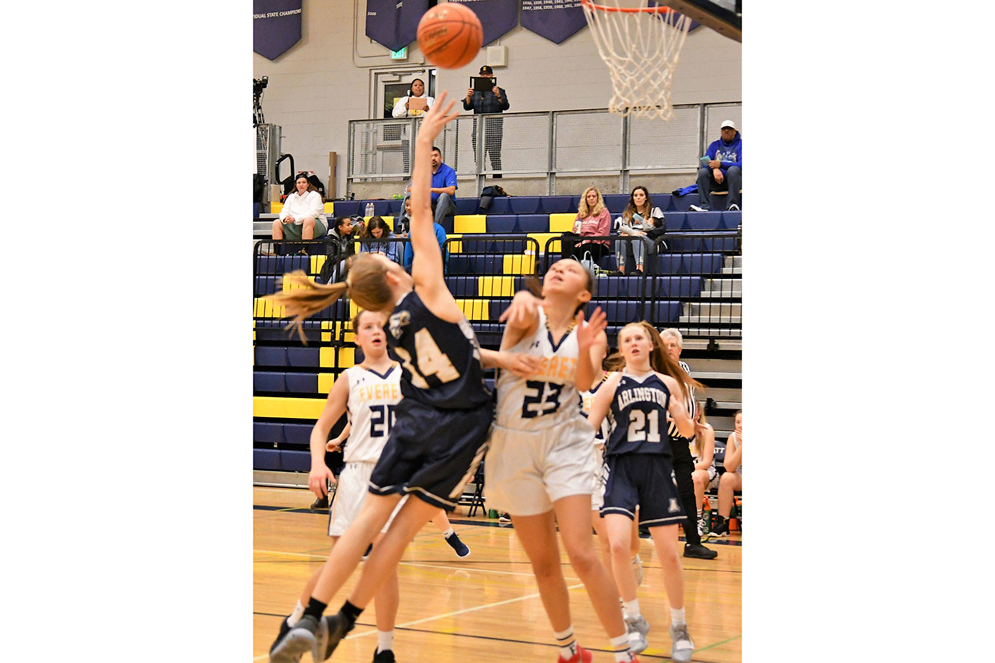 Arlington girls win; Marysville wins 7 swim events; M-P girls and Lakewood boys lose