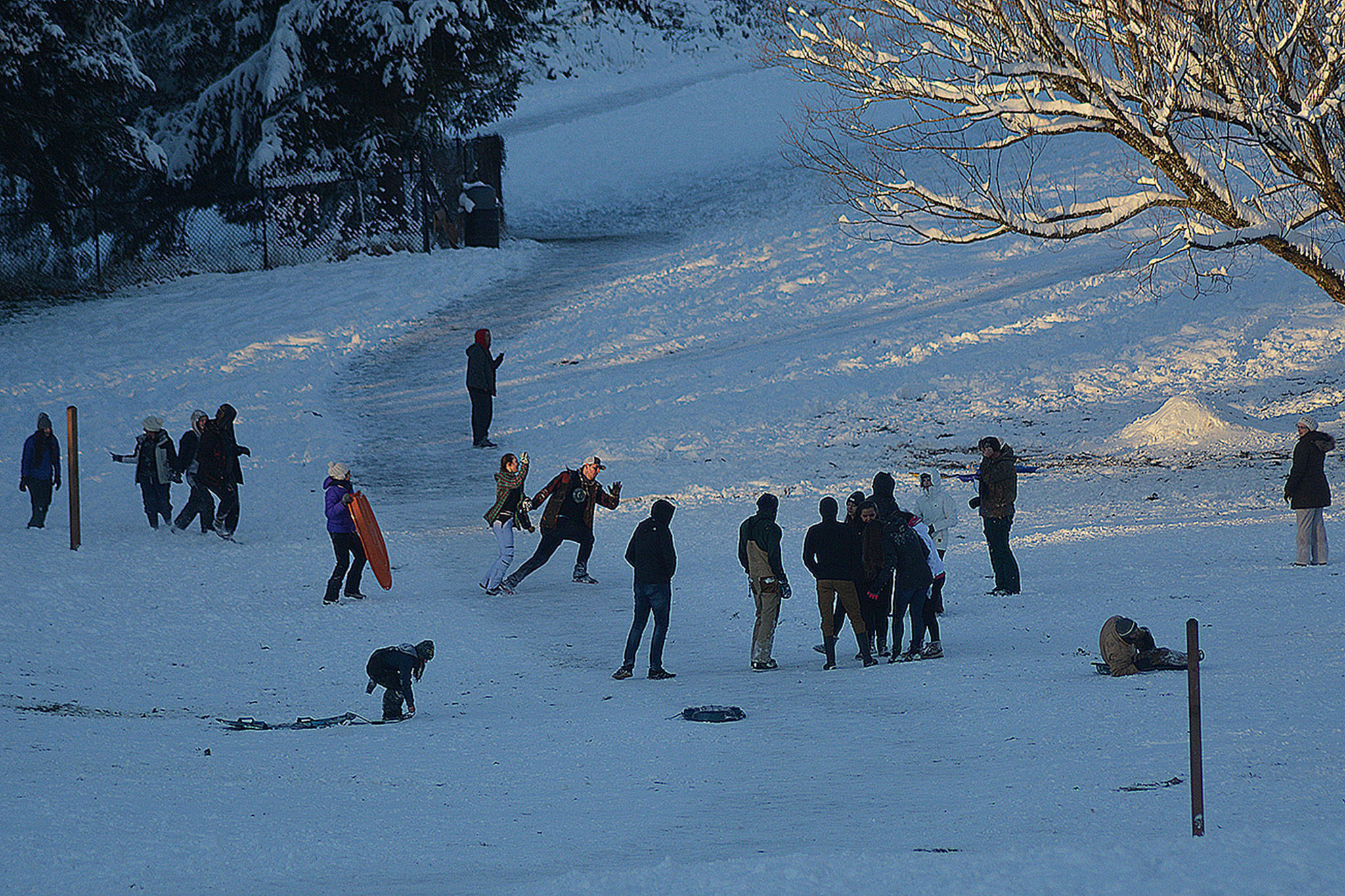Hundreds enjoy ‘Snow Day’ at Jennings Park (slide show)