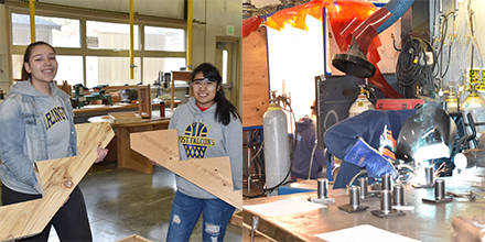 Welding, construction students compete at Arlington High School