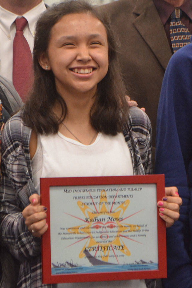 Marysville schools honor 4 students