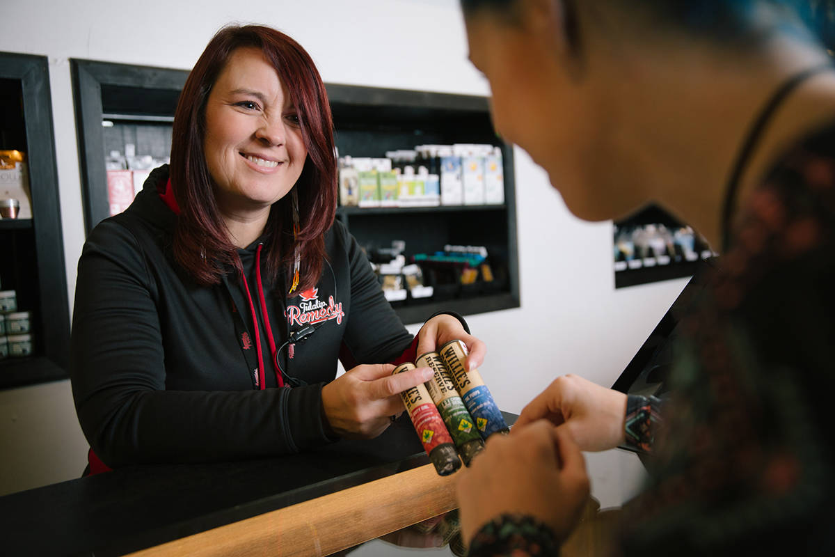 The knowledgeable staff at Remedy Tulalip will work to educate you on the options for cannabis products, whether you’re shopping for health or recreational reasons. Photos by Genna Martin